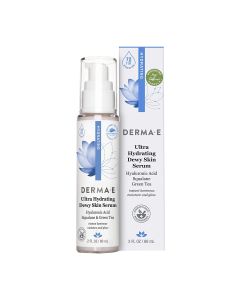 Derma E Ultra Hydrating Dewy Skin Serum Squalane Green Tea 2 Oz Vegan - supplemynts.com