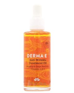 Derma E Vegan Anti Wrinkle Treatment Oil 2 Oz Rosehip Vitamin A E - supplemynts.com