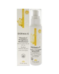 Derma E Vitamin C Weightless Moisturizer SPF 45 2oz Cruelty Free - supplemynts.com