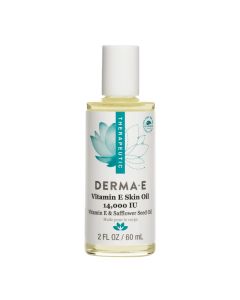 Derma E Vitamin E Skin Oil 14000 IU Safflower Seed Oil 2 Oz Vegan - supplemynts.com