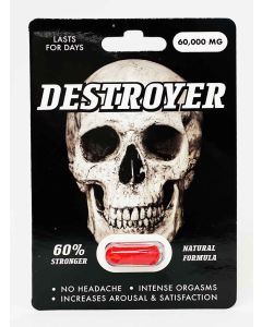 Destroyer 60000mg Male Enhancement Red Pill - supplemynts.com