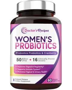 Doctor's Recipes Women’s Probiotic Dietary Supplement 60 Veggie Caps