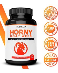 Dorado Nutrition 60 Count Horny Goat Weed Maximum Strength Men Women - supplemynts.com