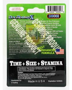 Dr Rhino X 300000 Male Sexual Performance Enhancement Pill - supplemynts.com