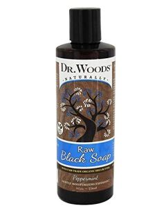 Dr. Woods Moisturizing Liquid Raw Black Soap Peppermint Shae Butter