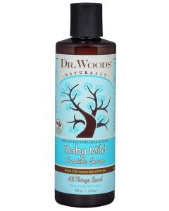 Dr. Wood Unscented Baby Mild Castile Soap Shea Butter Sensitive Skins - supplemynts.com