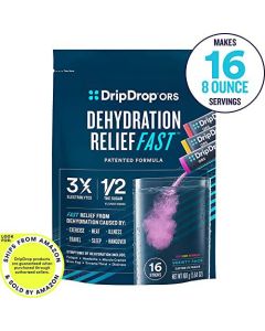 Dripdrop Dehydration Relief Fast Watermelon Berry Lemon Variety Pack