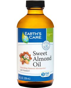 Earth's Care Nourishing Natural Moisturizer Sweet Almond Oil 8 Oz