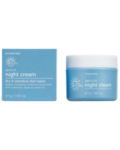 Earth Science Apricot Night Cream 2 Oz Dry Sensitive Skins Vegan - supplemynts.com
