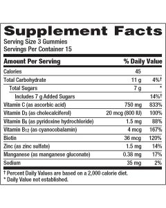 Emergen-C Immune Plus Gummies Orange Flavor Vitamin D 45 Cnt - supplemynts.com