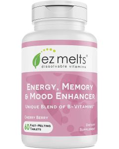 Energy Memory And Mood Enhancer 60 Fast Dissolve Tablets Ez Melts - supplemynts.com