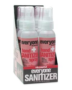 EO 6 Pack Ruby Grapefruit Hand Sanitizer Spray 2 Oz Cruelty Free