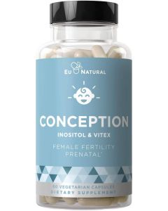 Eu Natural Conception Fertility Prenatal Vitamins 60 Veggie Caps - supplemynts.com