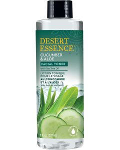 Facial Toner 8 Oz Cucumber Aloe Tea Tree Oil Desert Essence - supplemynts.com