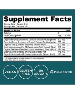 Four Sigmatic Adaptogen Blend Mix Balance Dietary Supplement 30Serving