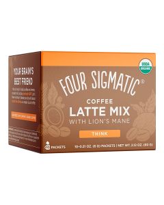 Four Sigmatic Coffee Latte Mix Lion's Mane 10  Servings Gluten Free