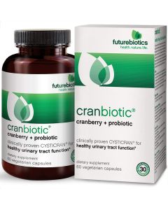 Futurebiotics CranBiotic Sugar Free Cranberry Probiotic 60 Capsules