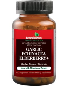 Futurebiotics Garlic Echinacea Elderberry Immune Support Veggie Tablet