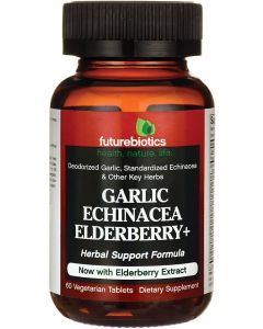 Futurebiotics Garlic Echinacea Elderberry Immune Support Veggie Tablet