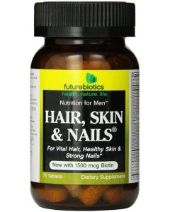 Futurebiotics Hair Skin Nails Tablet Mens Nutrition Supplement