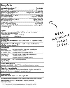 Genexa Homeopathic Allergy Care 60 Chewable Tablets Acai Berry Flavor - supplemynts.com