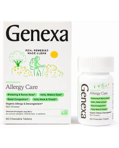 Genexa Homeopathic Allergy Care 60 Chewable Tablets Acai Berry Flavor - supplemynts.com