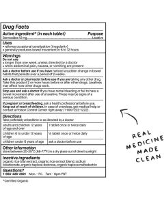 Genexa Senna Laxative 50 Tablets Overnight Relief Digestion Support