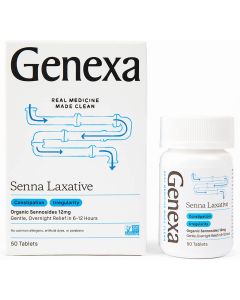 Genexa Senna Laxative 50 Tablets Overnight Relief Digestion Support