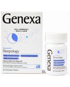 Genexa Sleepology Organic Nighttime Sleep Aid 60 Chewable Tablets
