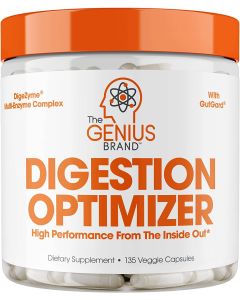 Genius Digestion Optimizer Premium Digestive Enzymes 135 Veggie Caps