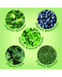 Genius Greens Mind Body Health Superfood Nutrition Powder 8.82 Oz