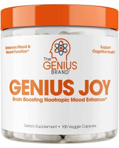 Genius Joy Brain Boosting Nootropic Mood Enhancer 100 Veggie Caps - supplemynts.com