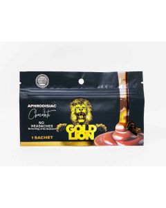 Gold Lion Aphrodisiac Chocolate Male Enhancement Sachet - supplemynts.com