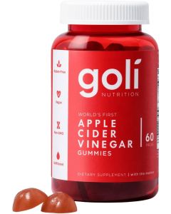 Goli Apple Cider Vinegar 60 Gummies Vegan Gluten Free Supplement - supplemynts.com