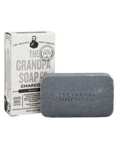Grandpa Charcoal Bar Soap 4.25 Oz Detoxify Vegan Paraben Free