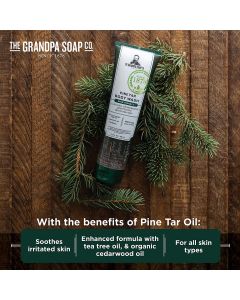 Grandpa Soap Pine Tar Body Wash 9.5 Oz Skin Therapy - supplemynts.com