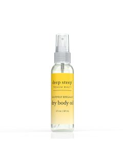 Grapefruit Bergamot Dry Body Oil 2 Oz Vegan Deep Steep Premium Beauty