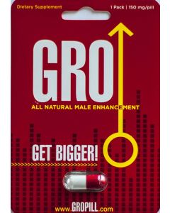 Gro Get Bigger All Natural Enhancement Pill