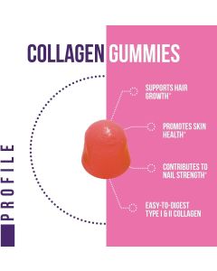 Havasu Collagen 60 Gummies Hair Nail Skin Support Supplement - supplemynts.com