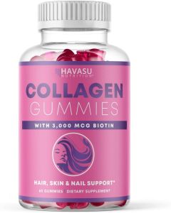 Havasu Collagen 60 Gummies Hair Nail Skin Support Supplement - supplemynts.com