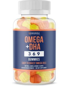 Havasu Omega 3 6 9 Plus Dha 60 Vegetarian Gummies Easy To Digest