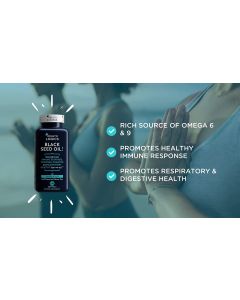 Health Logics Black Seed Oil Cold Pressed Omega 6 9 100 Softgels