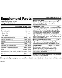 Healthy Delights Organic Reds Probiotics Powder Antioxidant Superfood