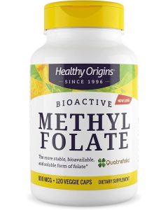 Healthy Origins BioActive Methyl Folate 800 mcg 120 Veggie Caps