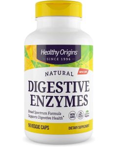 Healthy Origins Digestive Enzymes Veggie Caps Broad Spectrum Formula
