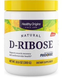 Healthy Origins Natural D Ribose Powder 300G Heart Support Supplement