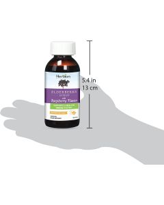 Herbion Naturals Elderberry Syrup 4 Oz Raspberry Flavor Immune Support - supplemynts.com