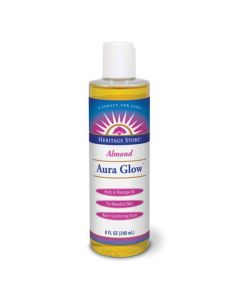 Heritage Store Aura Glow Almond Body Oil 8 Oz All Skin Types - supplemynts.com