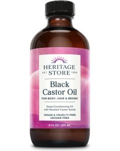 Heritage Store Black Castor Oil Deep Conditioning 8 Oz Vegan - supplemynts.com