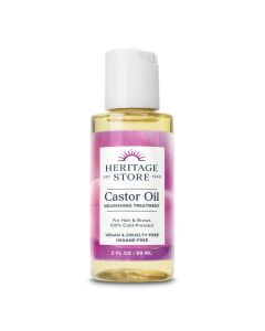 Heritage Store Castor Oil Nourishing Treatment Cold Pressed Vegan - supplemynts.com